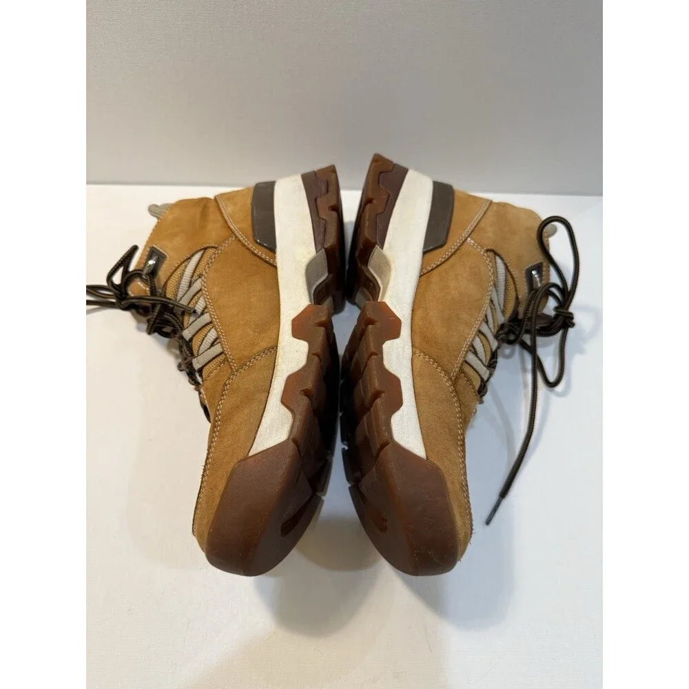 Timberland Swift Ankle Hiker Mid Boots Wheat Nubuck Womens Brown Classic Sz 8.5